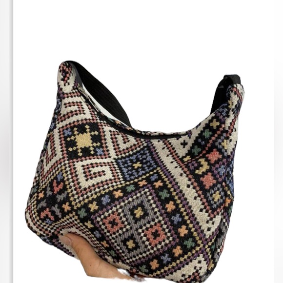 Boho Tapestry Adjustable Strap Purse - Picture 2 of 3